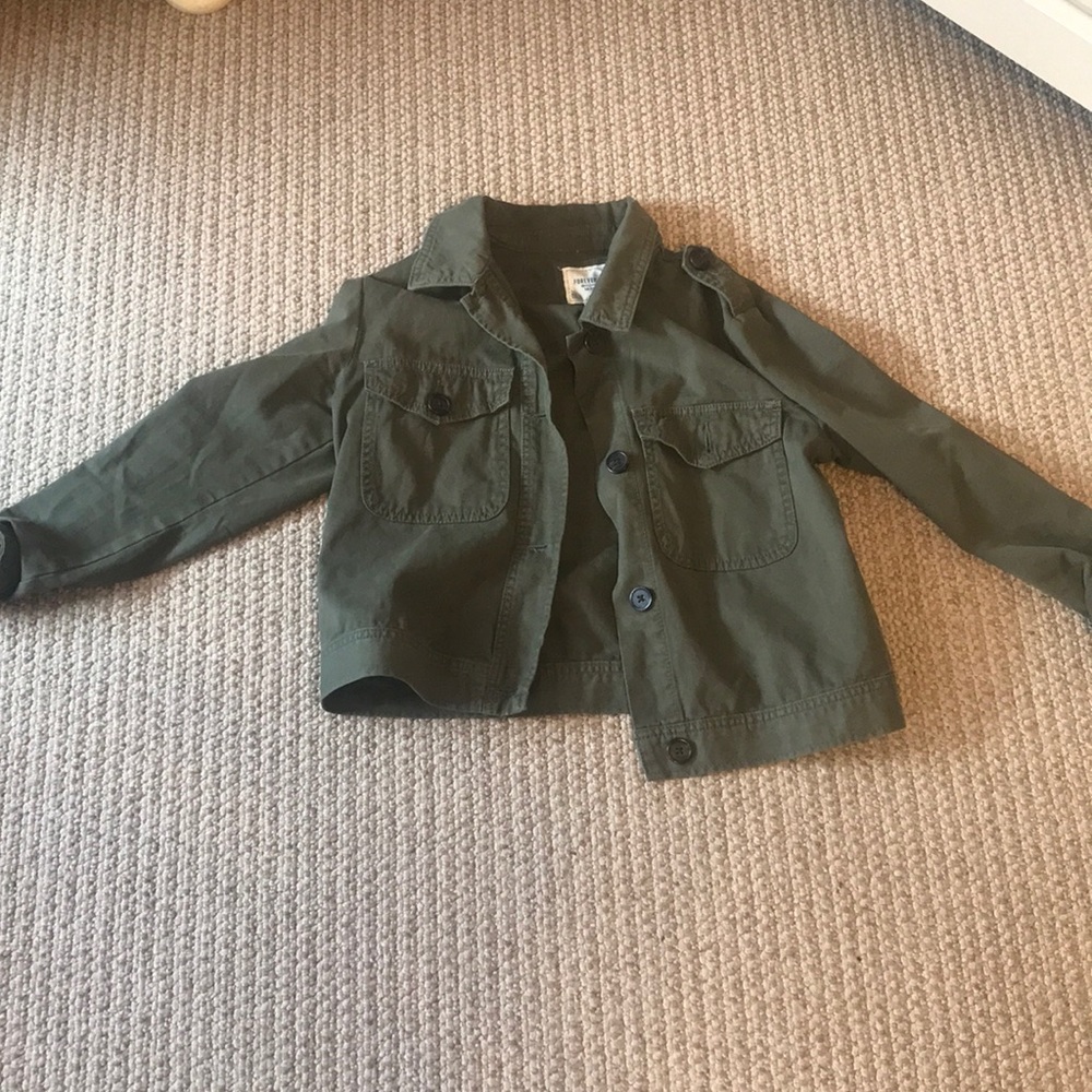 Army green jacket